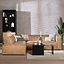 Ecksofa Memphis Eco-Leder beige links