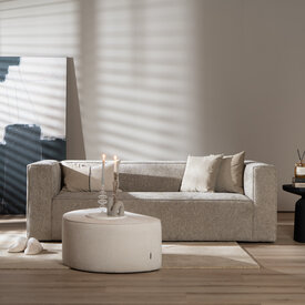 Sofa Memphis 3-Sitzer Chenille taupe