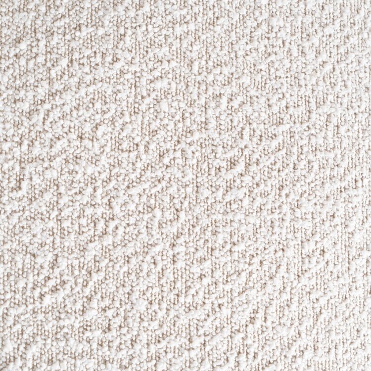 Sessel Stella Bouclé / Leder drehbar beige