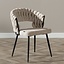 Esszimmerstuhl Braid Chenille beige