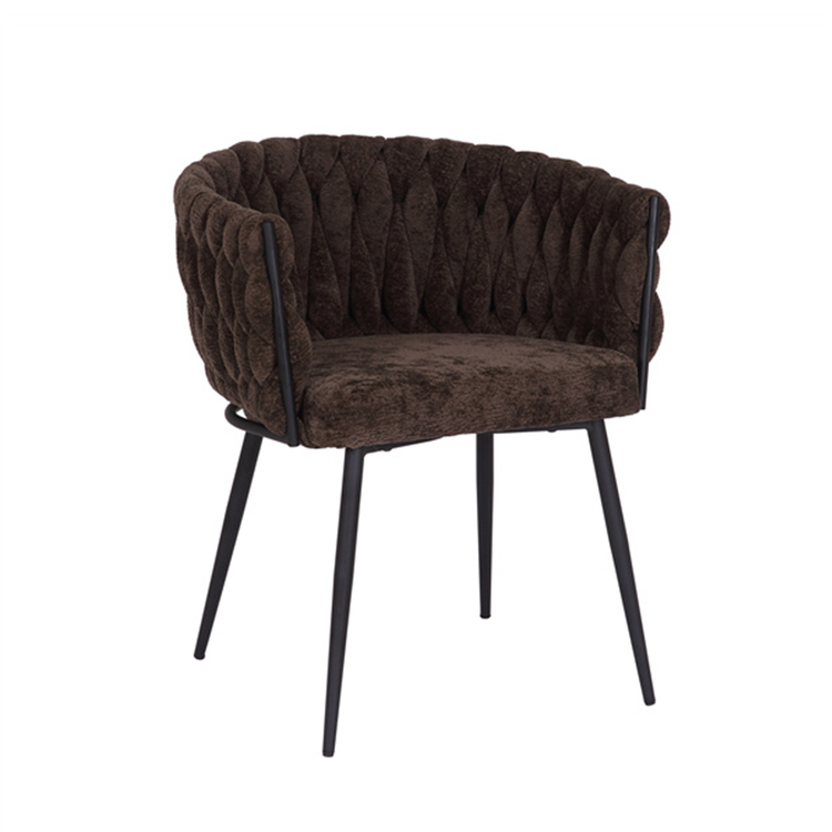 Esszimmerstuhl River Chenille braun