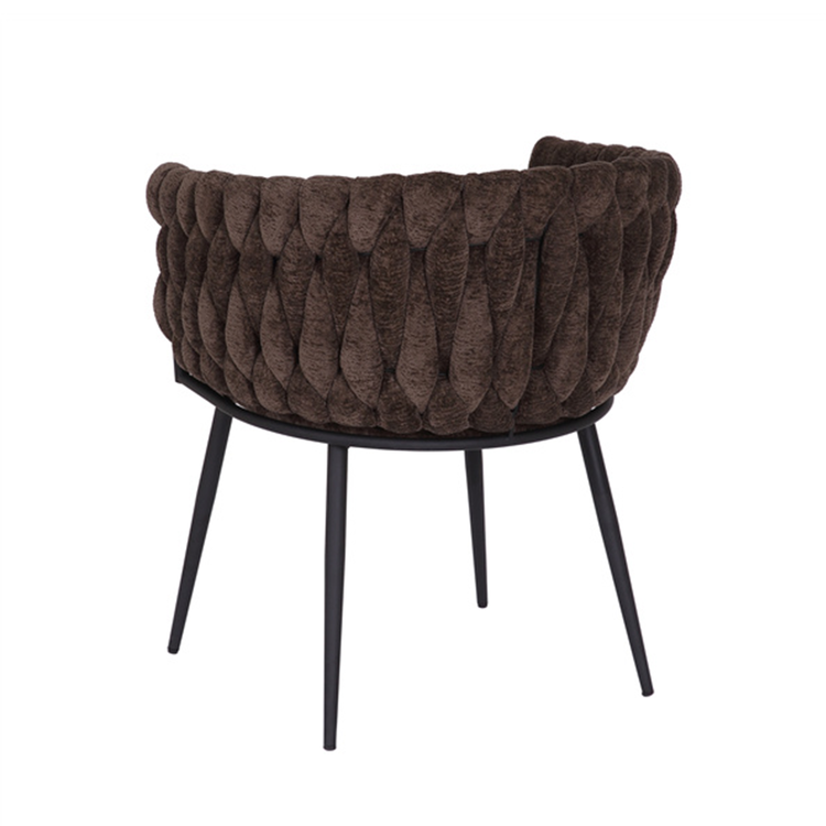 Esszimmerstuhl River Chenille braun