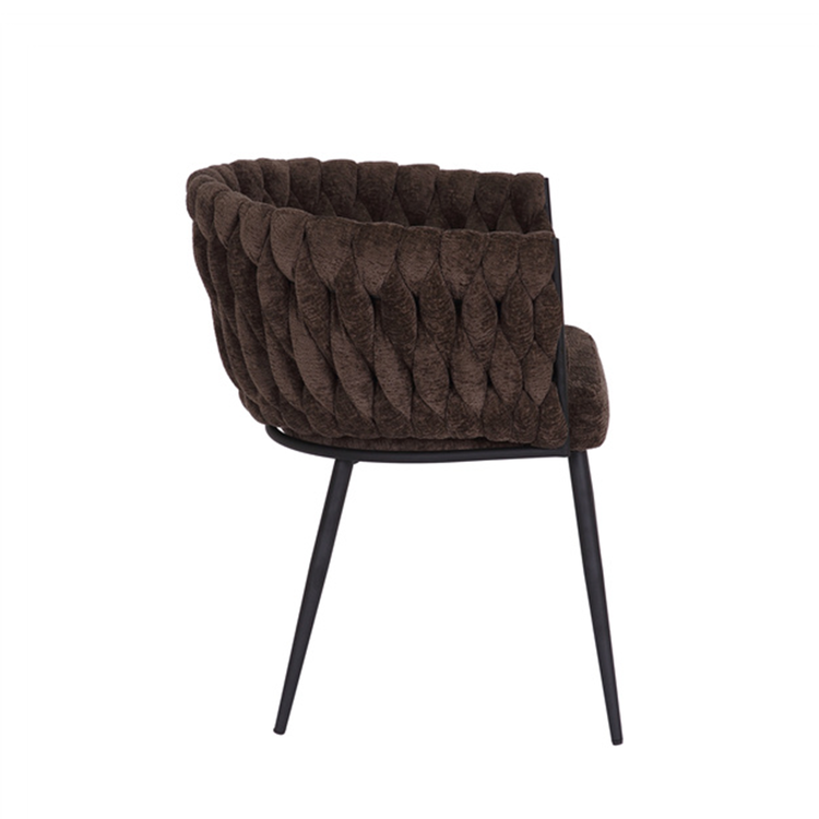 Esszimmerstuhl River Chenille braun