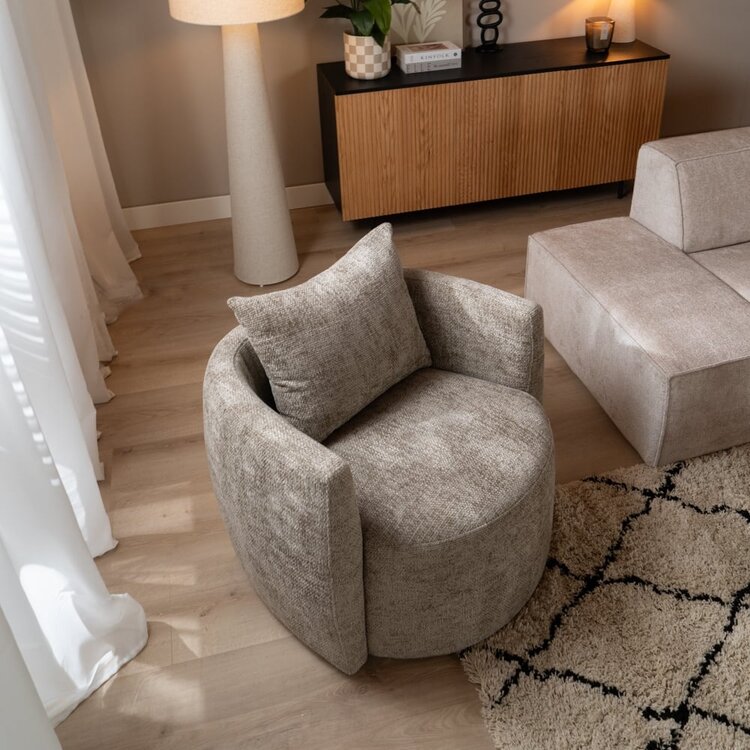 Sessel Ruby Chenille taupe