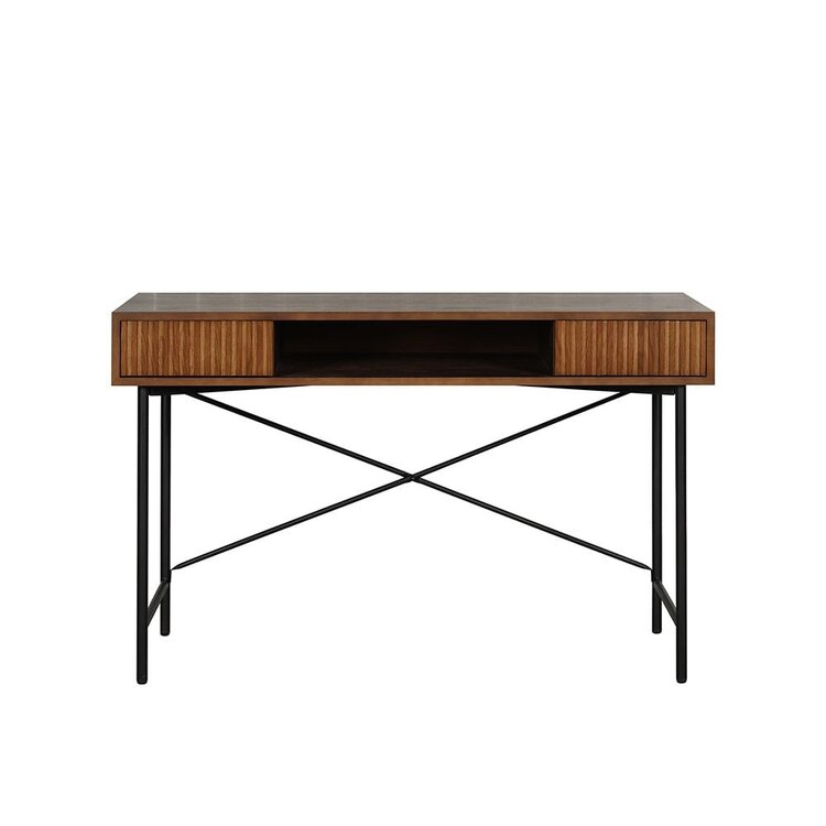 Schreibtisch Maury Eiche dunkel 120x55x77 cm