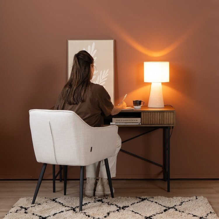 Schreibtisch Maury Eiche dunkel 120x55x77 cm