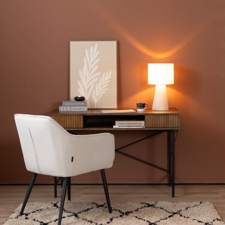 Schreibtisch Maury Eiche dunkel 120x55x77 cm