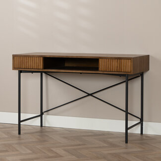 Schreibtisch Maury Eiche dunkel 120x55x77 cm