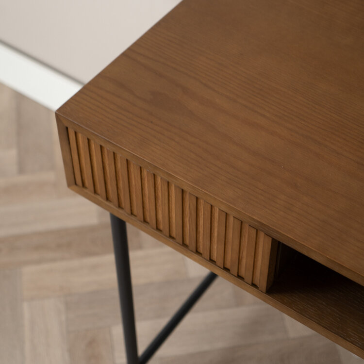 Schreibtisch Maury Eiche dunkel 120x55x77 cm