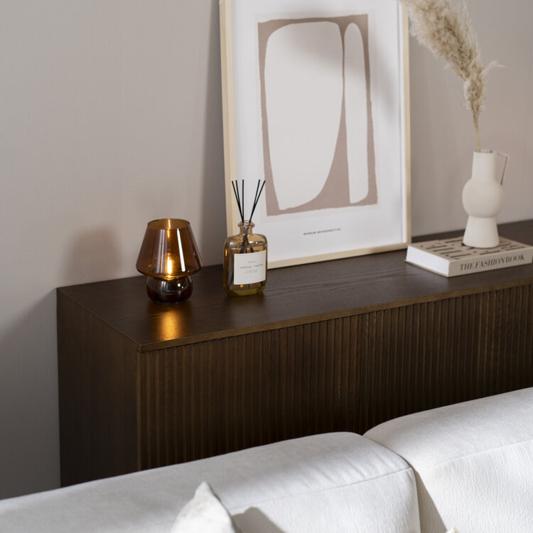 Sideboard Haley Eiche dunkel 160x45x74 cm