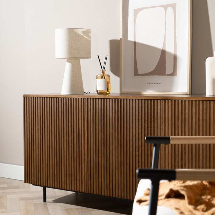Sideboard Haley Eiche dunkel 160x45x74 cm