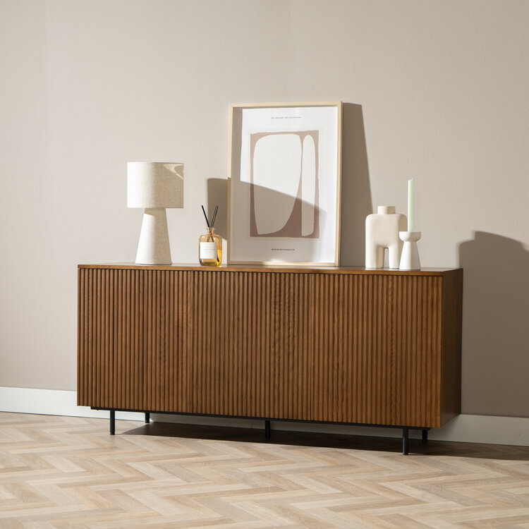Sideboard Haley Eiche dunkel 160x45x74 cm