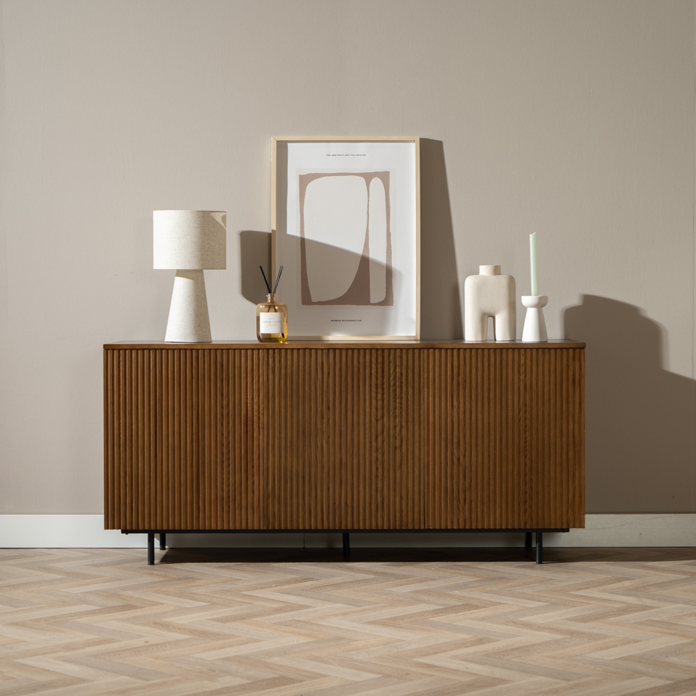 Sideboard Haley Eiche dunkel 160x45x74 cm