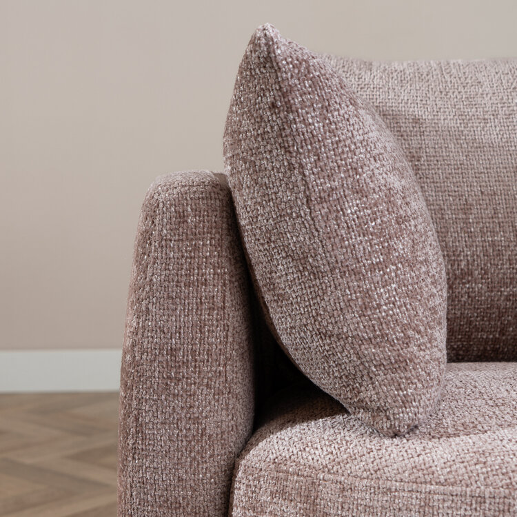 Sessel Ruby Chenille rosa