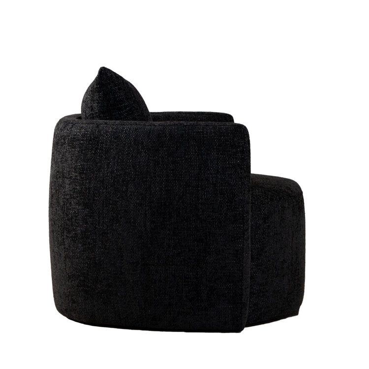 Sessel Ruby Chenille schwarz