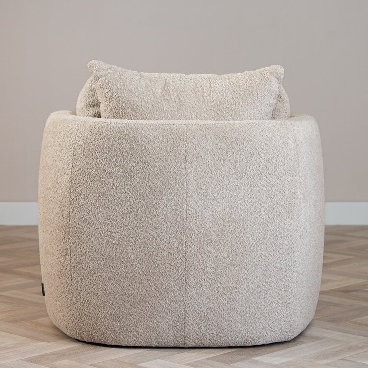 Bouclé Sessel Ruby beige