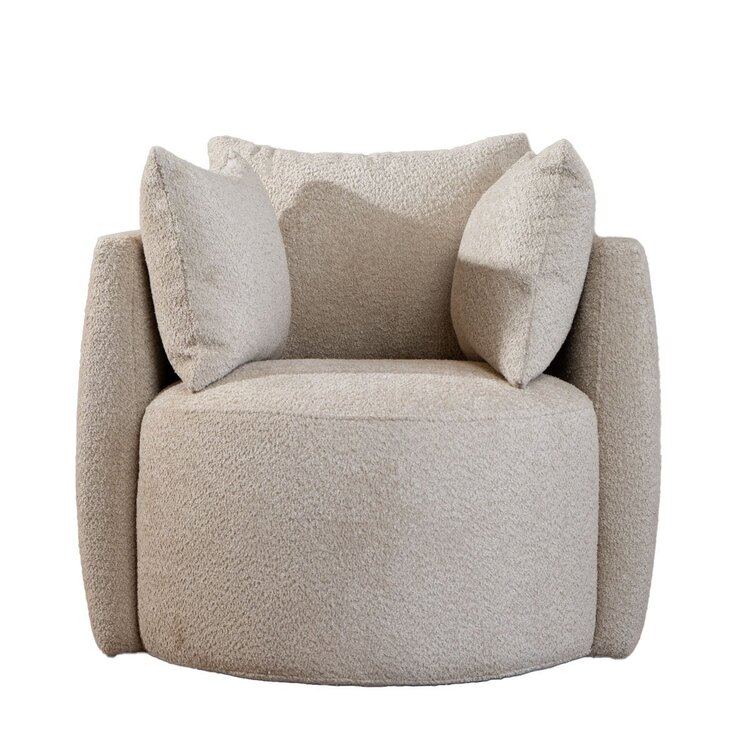 Bouclé Sessel Ruby beige