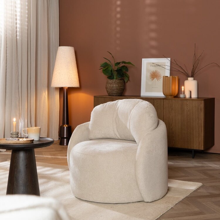 Sessel Cali Chenille beige