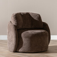 Sessel Cali Chenille braun