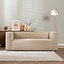 Samt Sofa Memphis 2,5-Sitzer beige