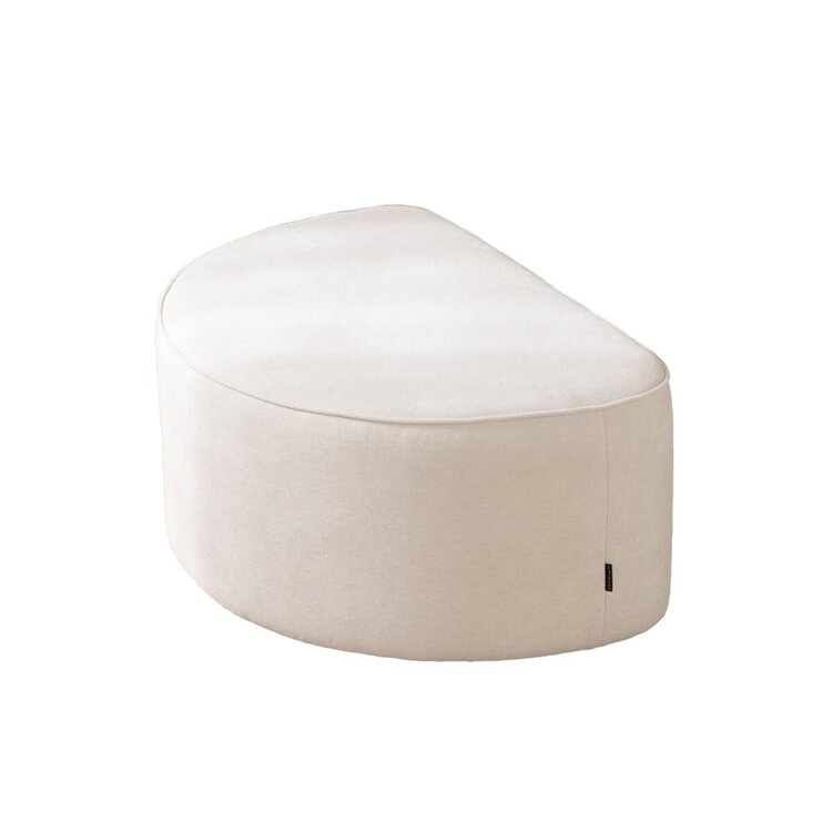 Hocker Neso halbrund beige