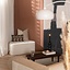 Hocker Neso halbrund beige