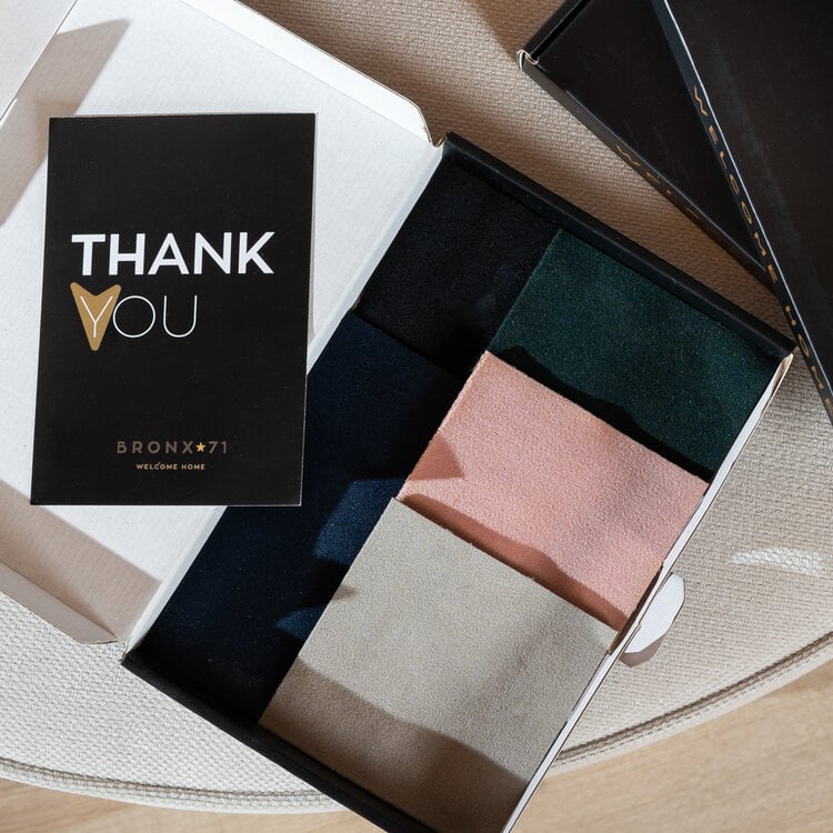 Samt Stoffmuster-Set Salvador