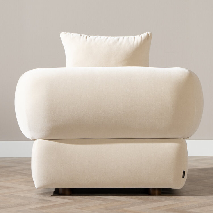 Sessel Palermo Samt beige