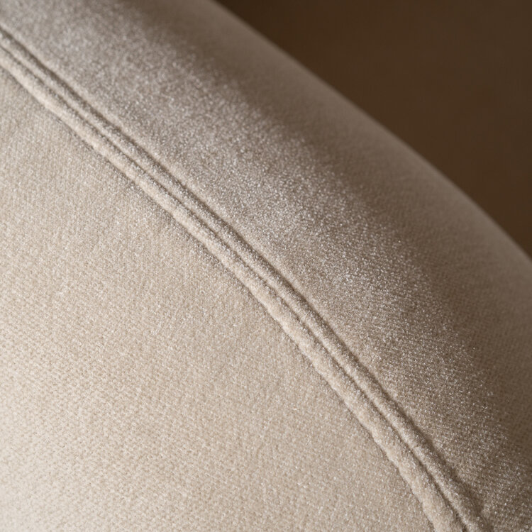 Sessel Palermo Samt beige