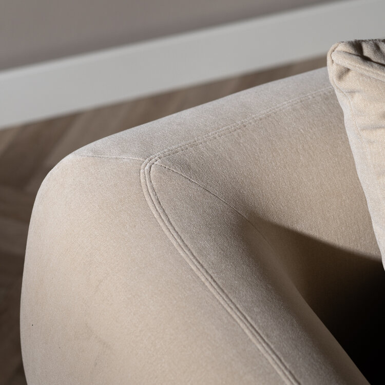 Sessel Palermo Samt beige