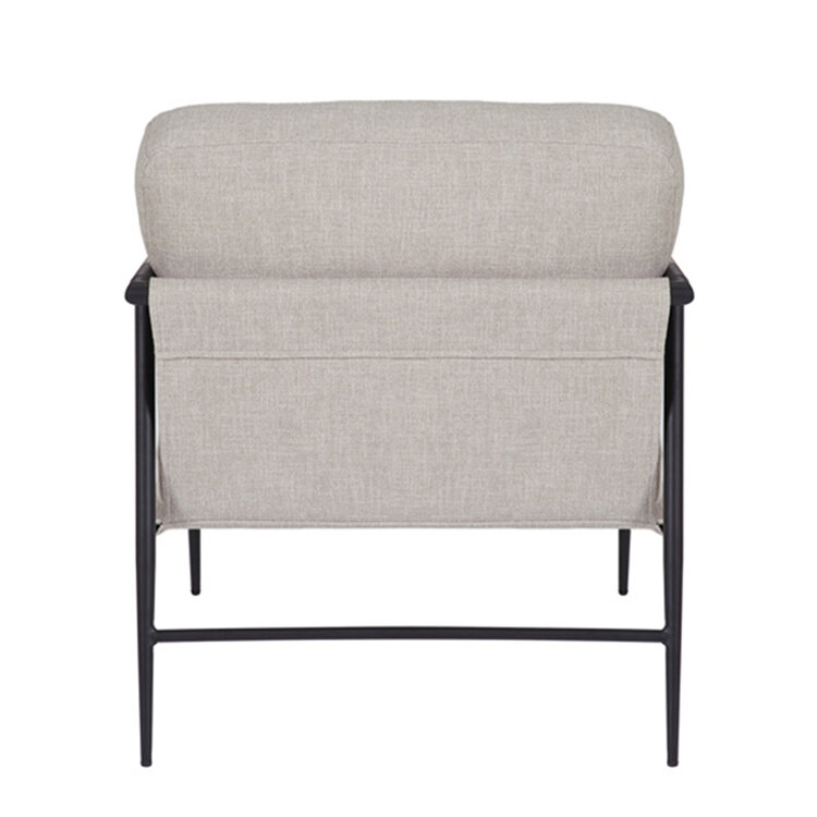 Sessel Jade Leinen taupe