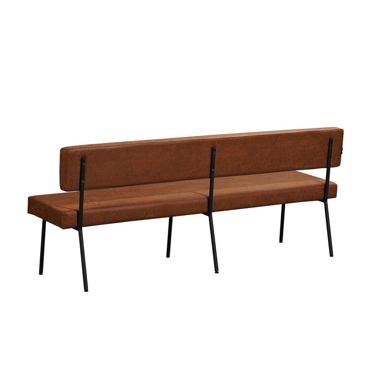Esszimmerbank Leder Espen cognac 190 cm