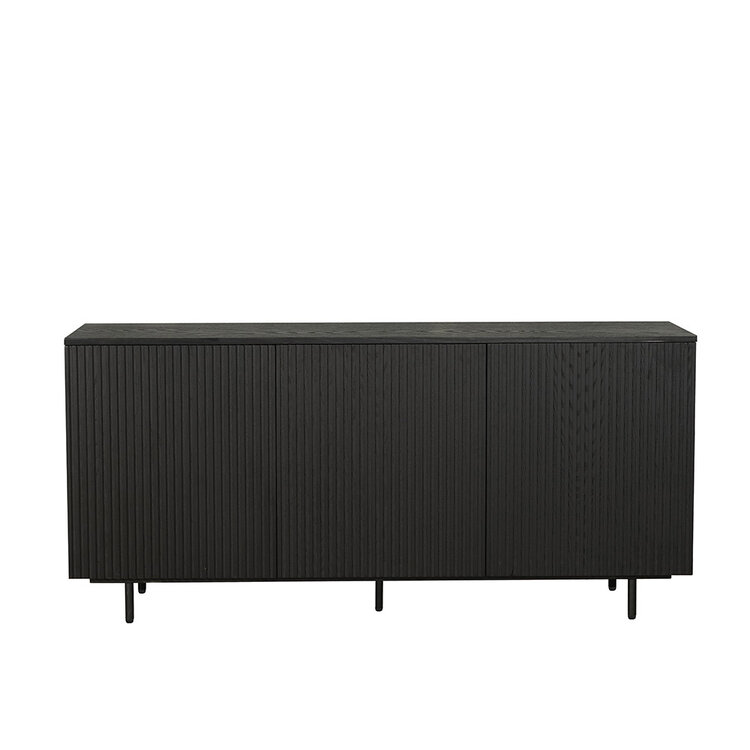 Sideboard Haley schwarz 160x45x74 cm