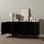 Sideboard Haley schwarz 160x45x74 cm