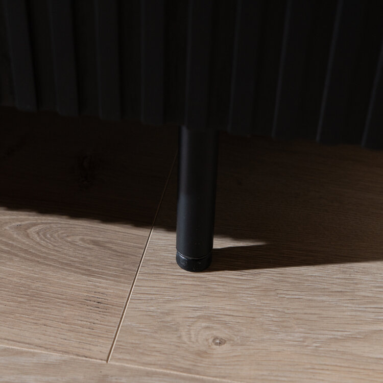 Sideboard Haley schwarz 160x45x74 cm