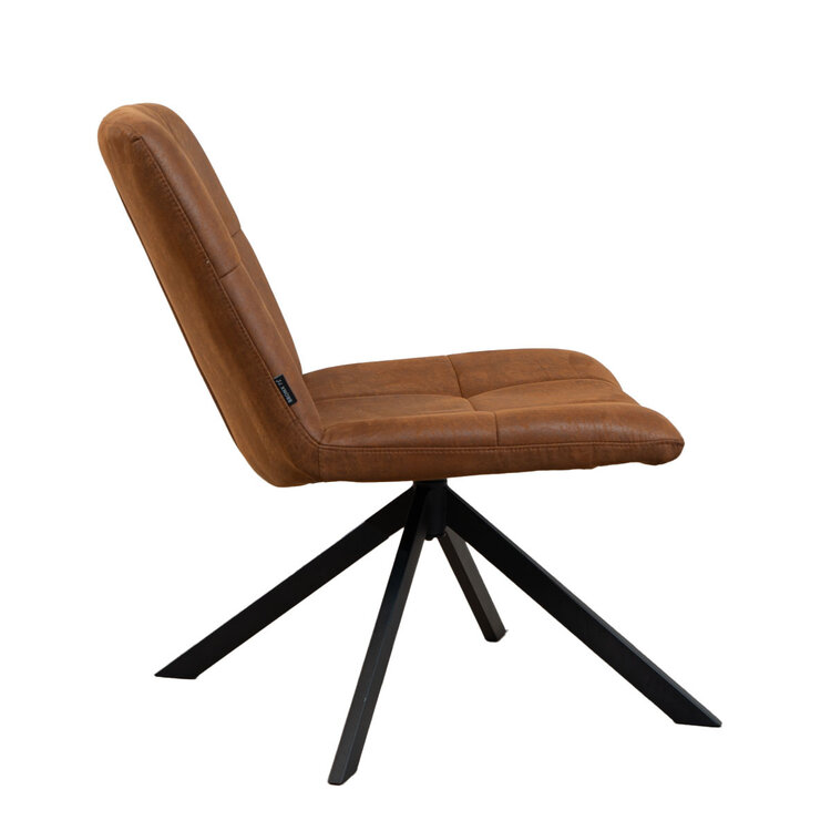 Ledersessel Eevi cognac drehbar