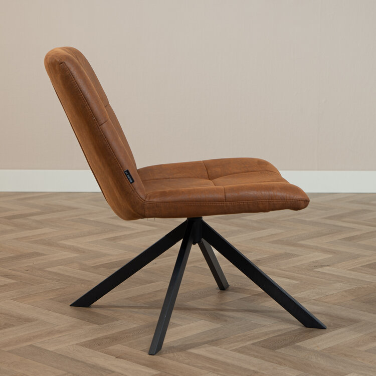 Ledersessel Eevi cognac drehbar
