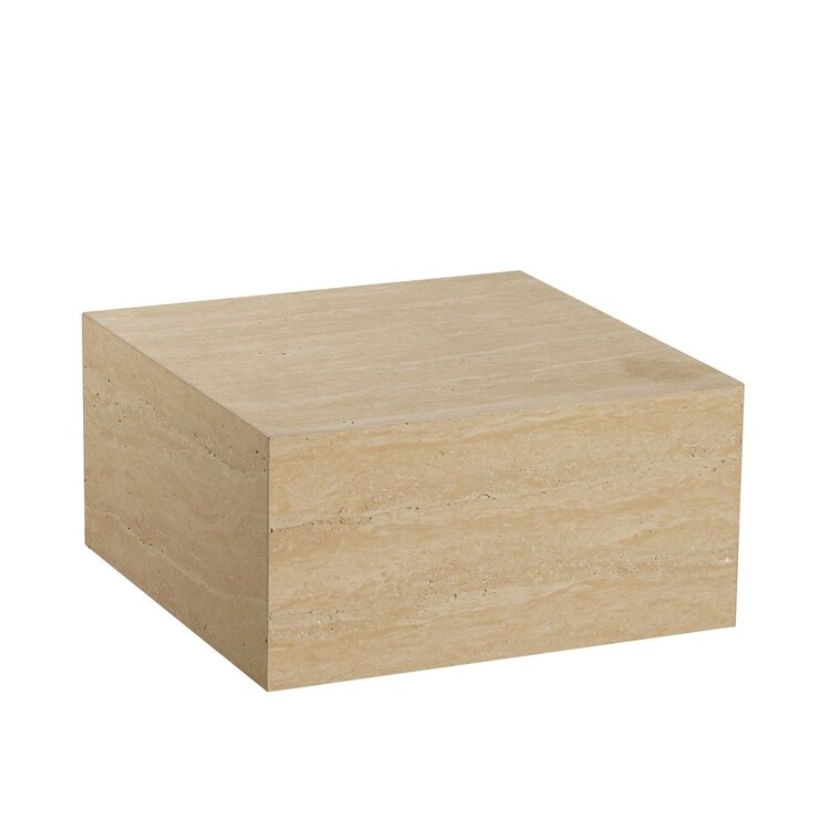 Couchtisch/Element Ace Travertin 60 x 60 x 30 cm