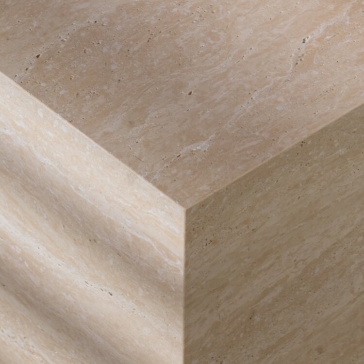 Couchtisch/Element Ace Travertin 60 x 60 x 30 cm