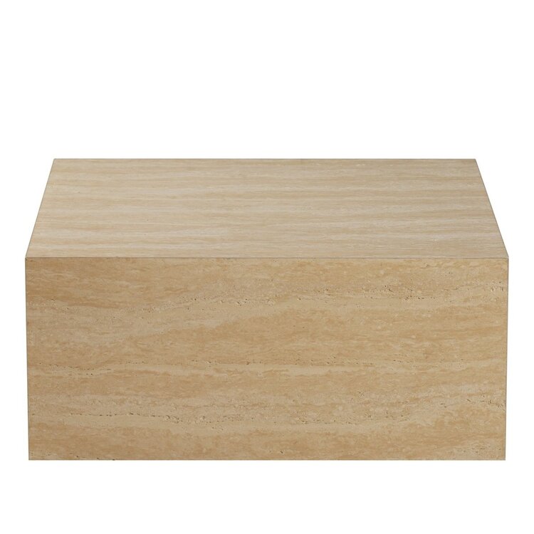 Couchtisch/Element Ace Travertin 75 x 75 x 40 cm