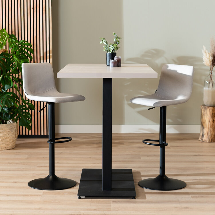 Bartisch Nils beige Melamin 140 x 80 x 109 cm