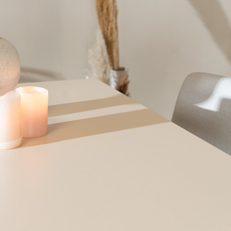 Bartisch Nils beige Melamin 140 x 80 x 109 cm