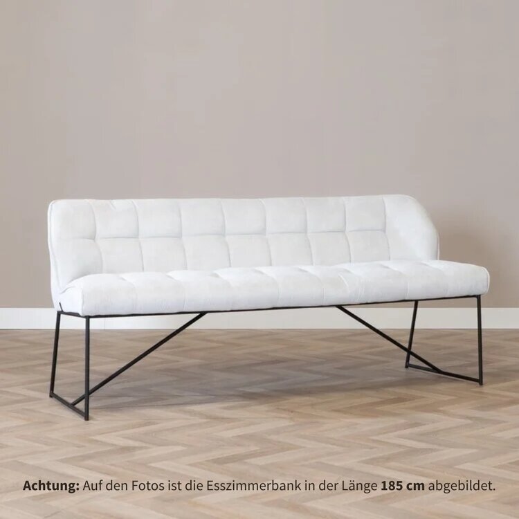 Esszimmerbank Stoff Jelle off white 155 cm
