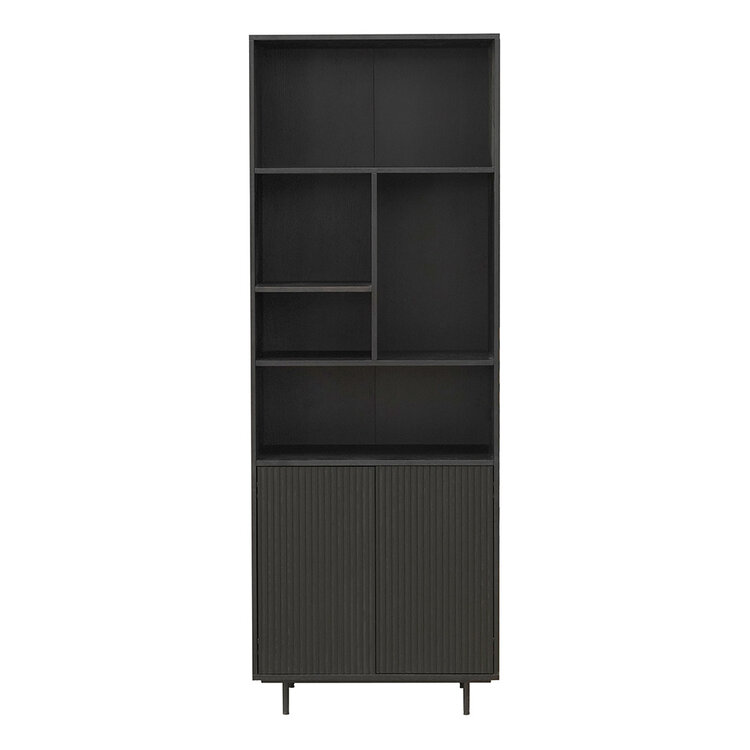 Schrank Bradley schwarz 220 cm