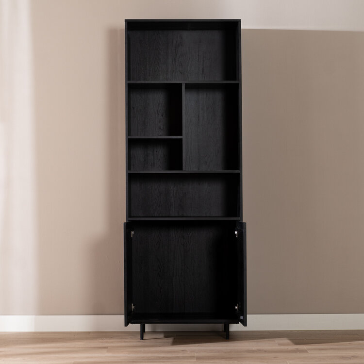 Schrank Bradley schwarz 220 cm