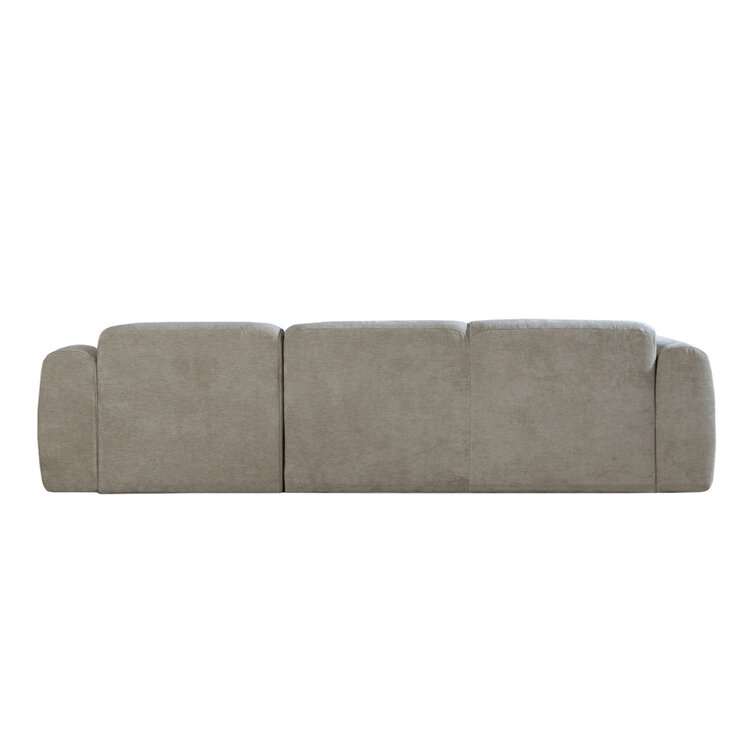 Ecksofa Maine Stoff taupe rechts