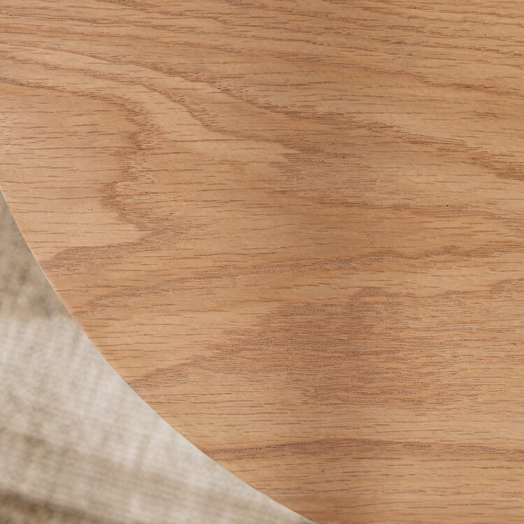 Couchtisch Set Ash rund Ø50 / 62 cm Eiche hell