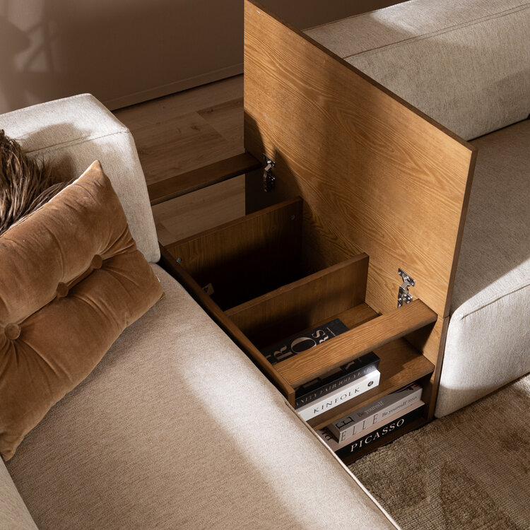 Beistelltisch Jaxx 88 x 46 cm Eiche dunkel