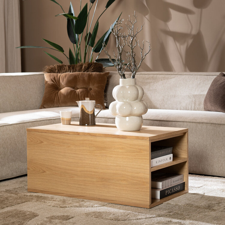 Beistelltisch Jaxx 88 x 46 cm Eiche hell