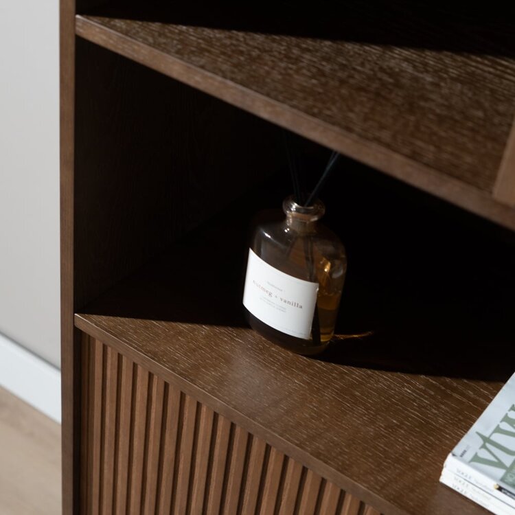 Schrank Bradley Eiche dunkel 220 cm